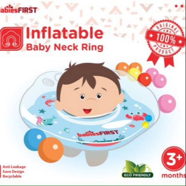 BABIESTFIRST Inflatable Neck Ring Pelampung Renang bayi Pelampung leher Neckring