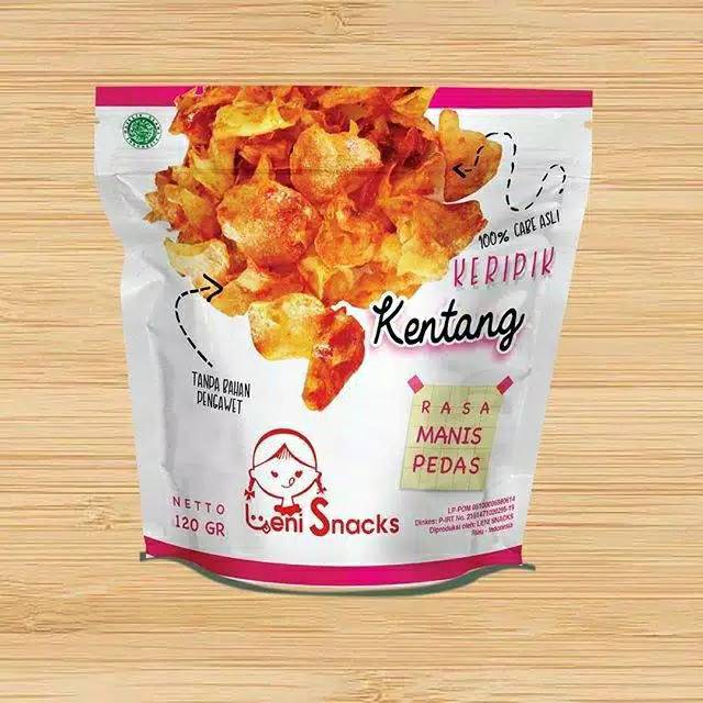 

Leni Snacks - Keripik Kentang rasa Manis Pedas