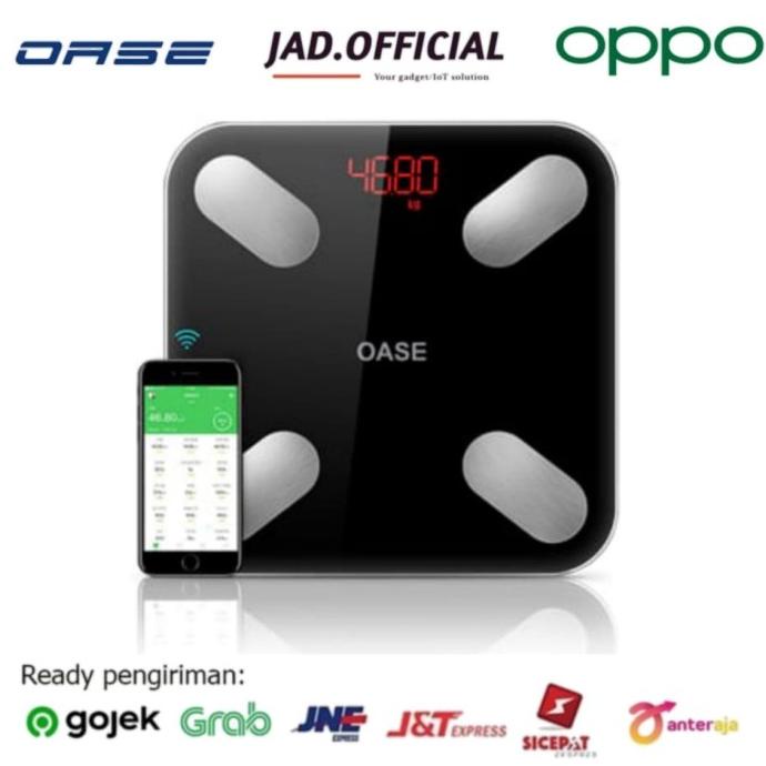 OPPO OASE Smart Body Scale LD06C-Timbangan Berat Badan DIGITAL ARANSI