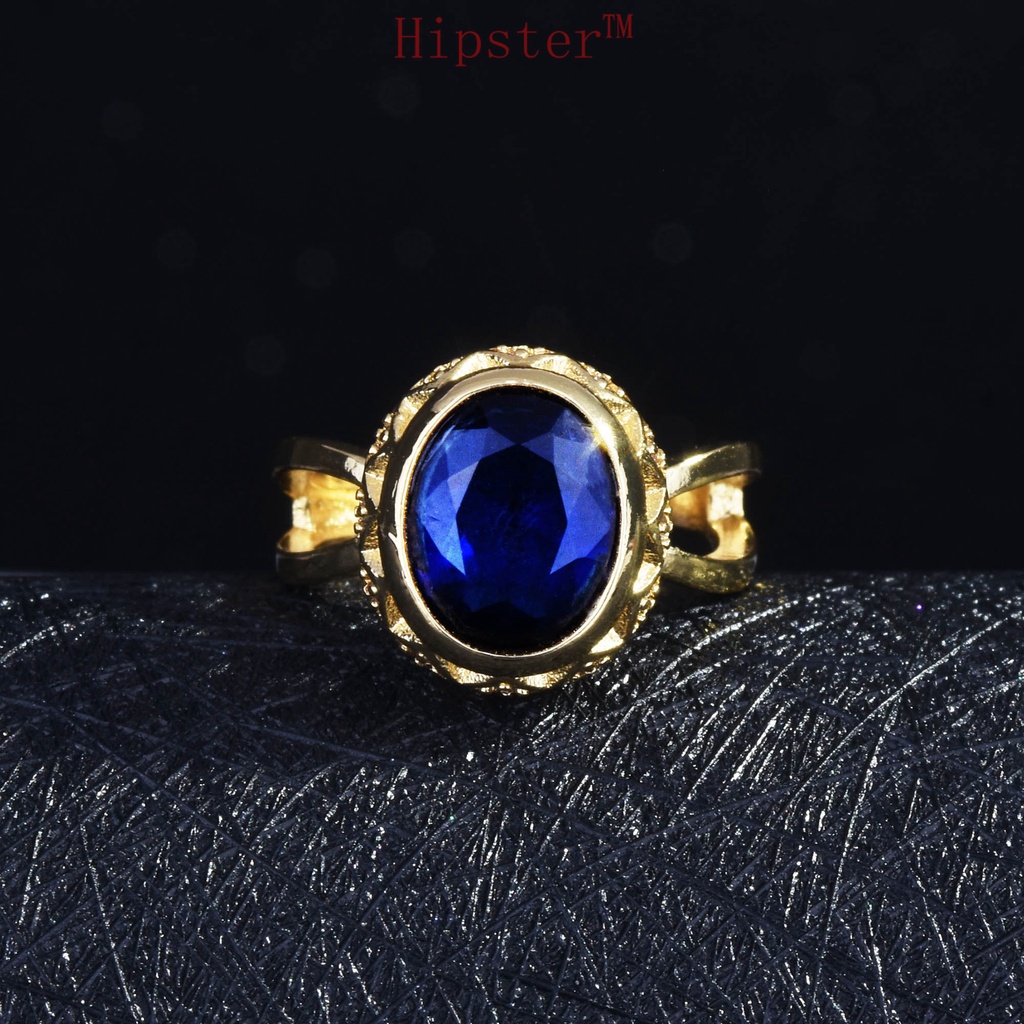 Cincin Tunangan Dengan Sapphire Untuk Wanita