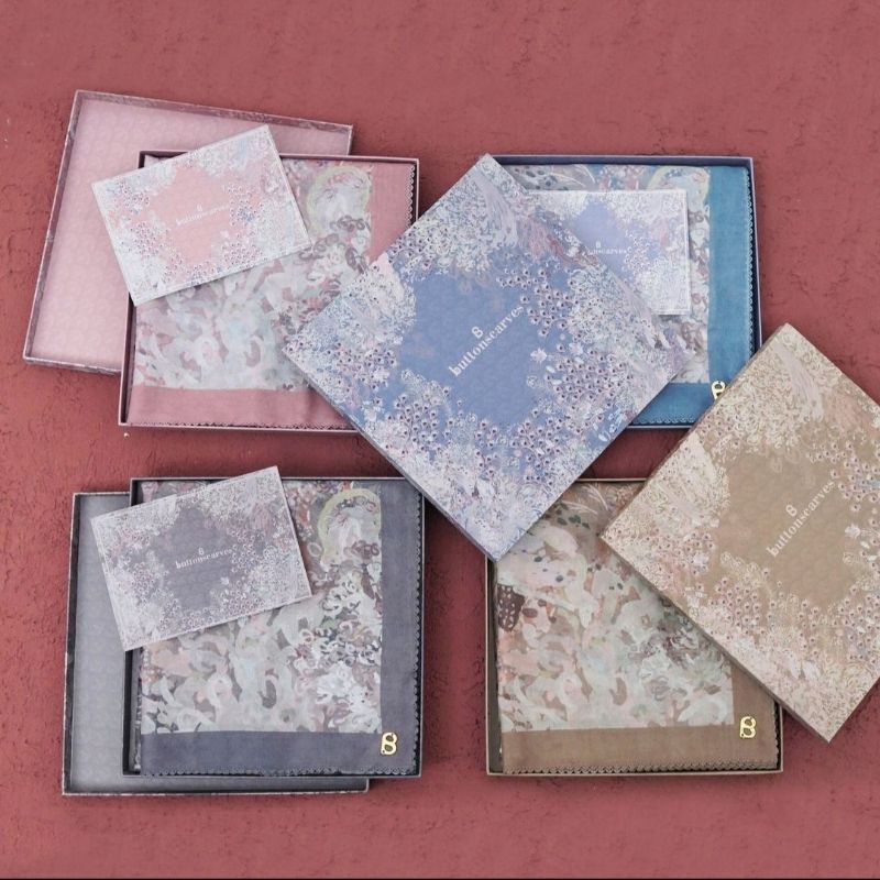 EDERRA SERIES MOJAVE DUSTY ROSE BUTTONSCARVES