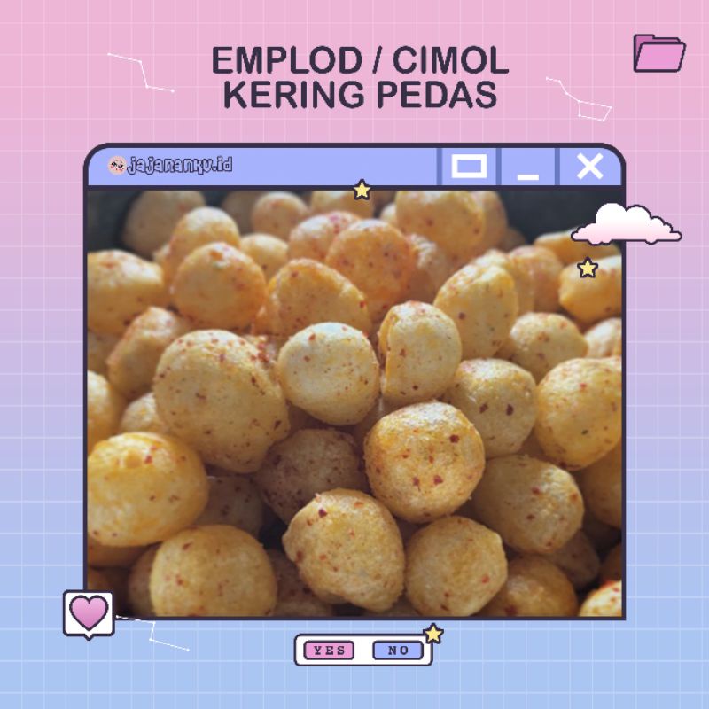 

Emplod Cimol Kering Pedas