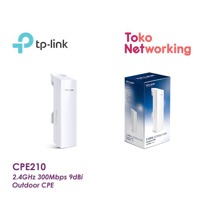 TP-LINK 2.4GHz 300Mbps 9dBi Outdoor CPE CPE210