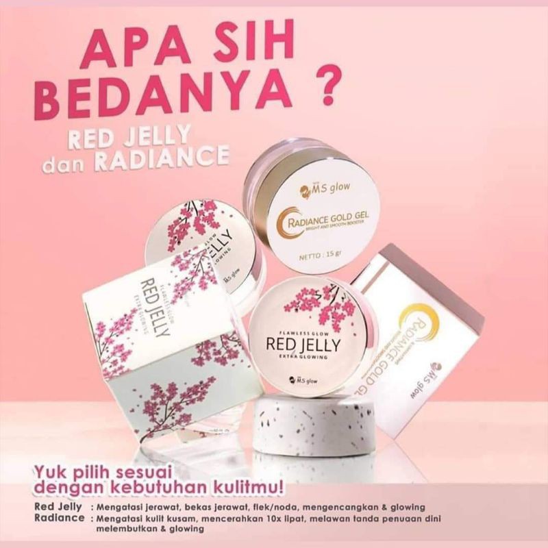 [ BISA COD ] RED JELLY &amp; RADIANCE GOLD