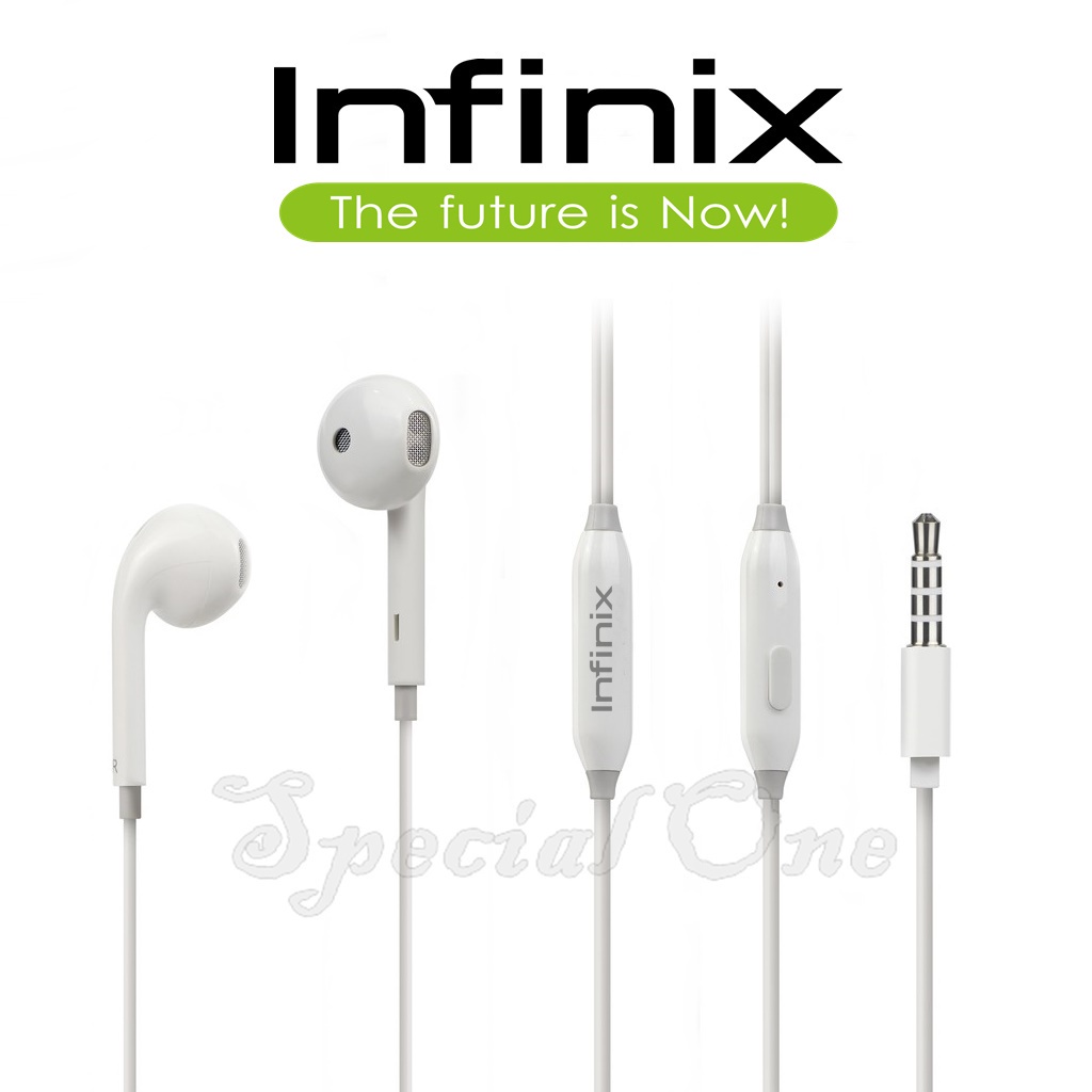 Kualitas No 1 Earphone Headseat / Headsfree INFINIX Hot 12 12i 12Play 11 11S-NFC 11Play 10 10s 10Play 9 9Play 8 7 7Pro Note 11 11S 11PRO 10 10PRO Note 8 Note 7 7Lite Headseat Kabel Stereo Original Asli ( Suara Bagus STRONG BASS /BIG BASS) Lite PRO PLAY S