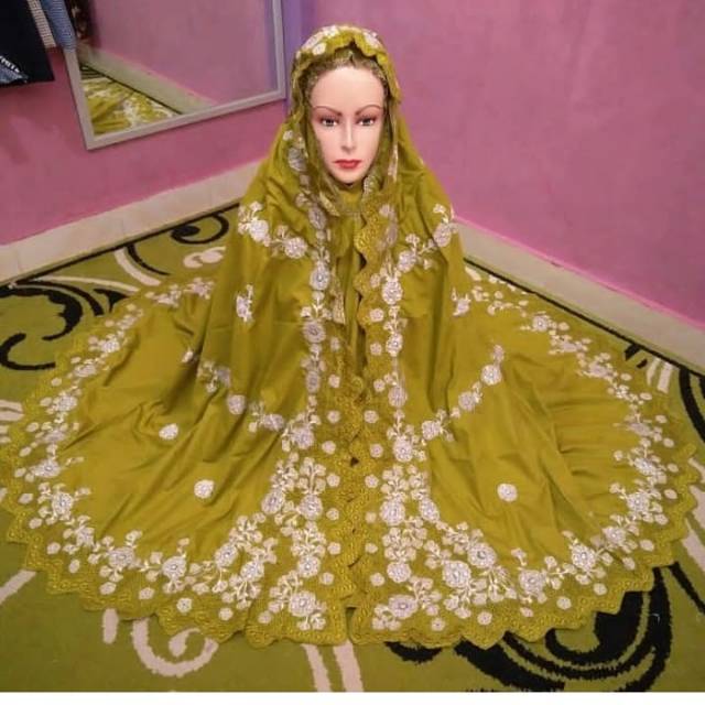 Mukena bordir padang model KD