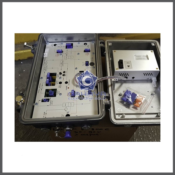 Falcom Boster FTTA D800C AGC Outdoor CATV Amplifier 2 Output Booster Automatic G UzPm11937