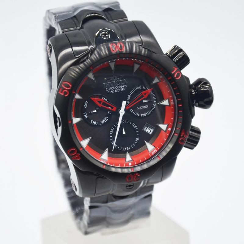 Jam Tangan Pria Invicta 26636 Rantai Hitam Original Swiss Made