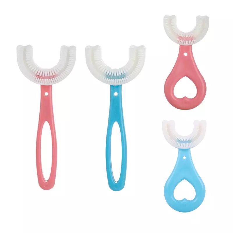 SIKAT GIGI BAYI DAN ANAK / SIKAT GIGI BABY SILIKON BENTUK U BPA FREE TRAINING TOOTHBRUSH JRW0040