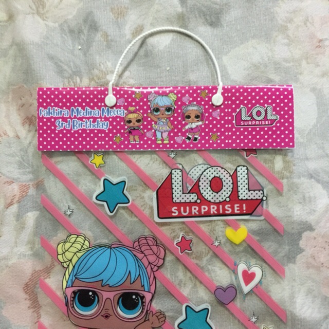 

Label Snack / Hang Tag Snack Dengan Plastik Karakter