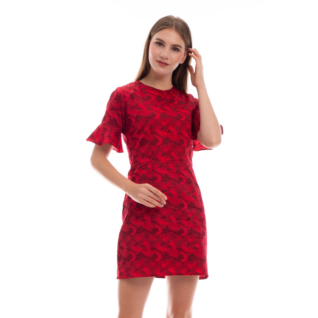 Voerin Bellevue Red Dress