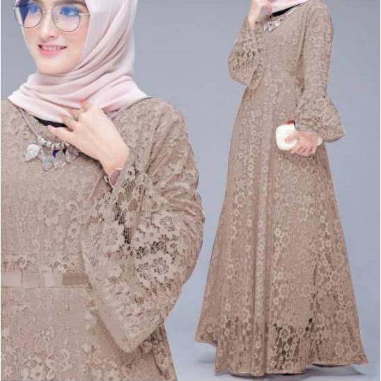 ♥ MAXI DRESS MUSLIM YUNITA / MAXI WANITA MUSLIM YUNITA / MAXI DRESS WANITA MUSLIM MURAH READY 7 WARN