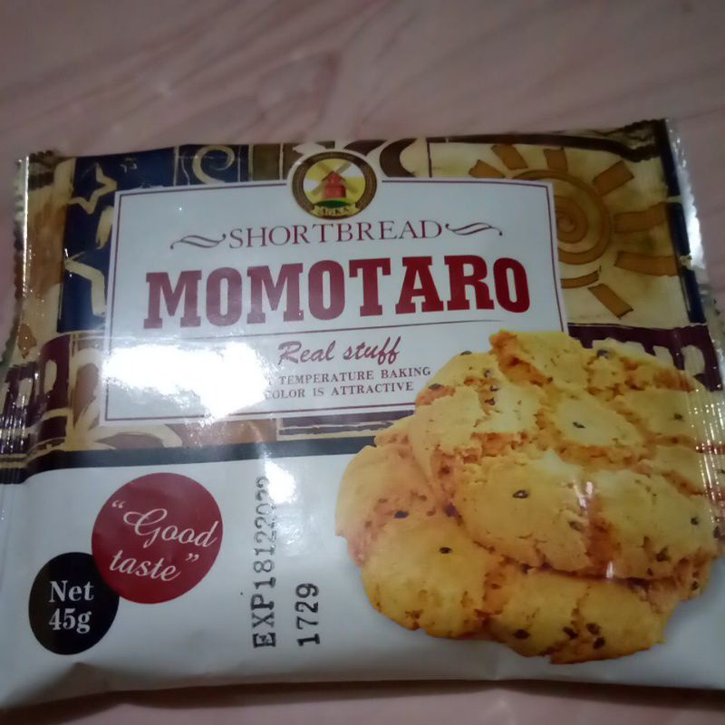 AOKA Shortbread Momotaro / Kue Kering Aoka Momotaro / Biskuit MOMOTARO / Bronis Momotaro / Brownies Kering / Kue Kering / Kue Basah / Roti Kering Kukis Cookies Viral