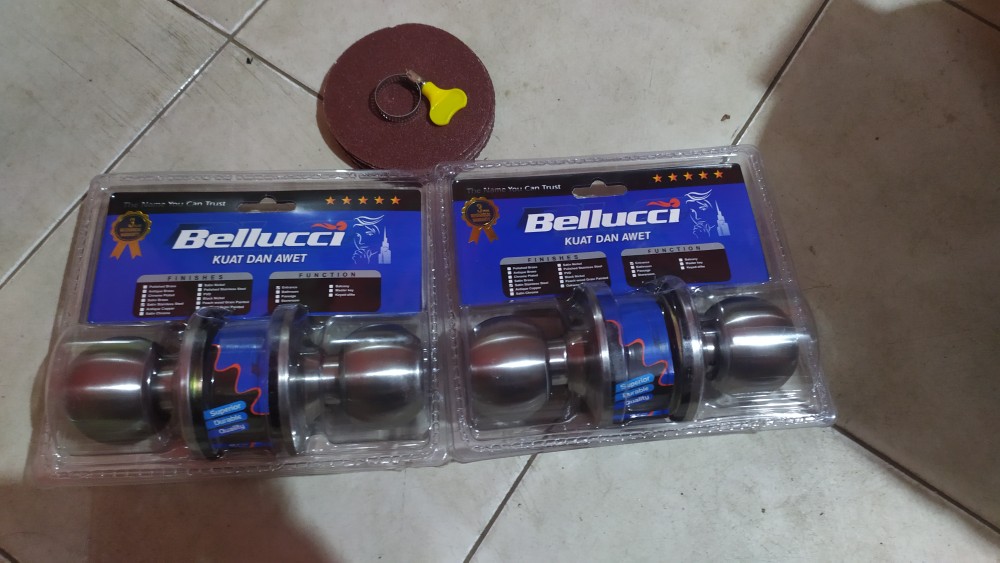 Kunci Bulat Kamar Mandi Stainless Belucci Handle Pintu Gagang Bulat