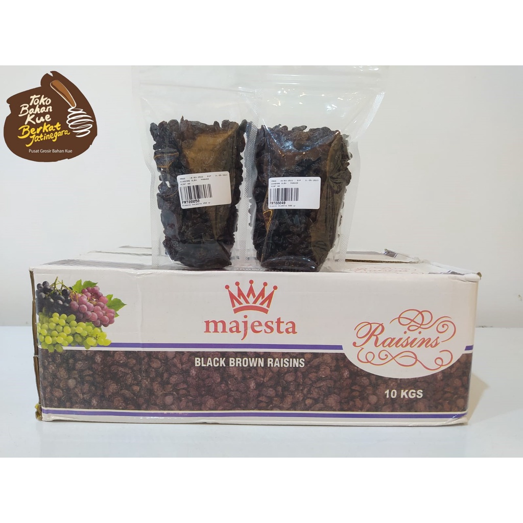 

MAJESTA Kismis / Black Brown Raisin KARTONAN ( 10 KG )