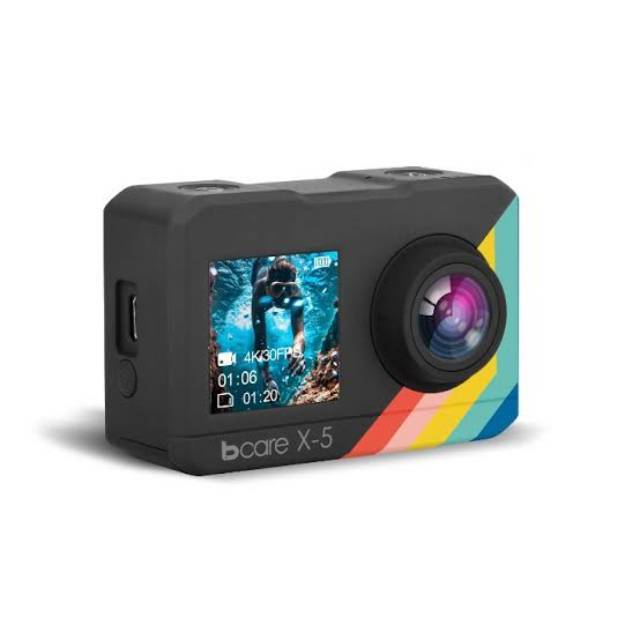 BCARE X5 ACTION CAM   ERA WIFI 16 MP DUAL SCREEN | Shopee