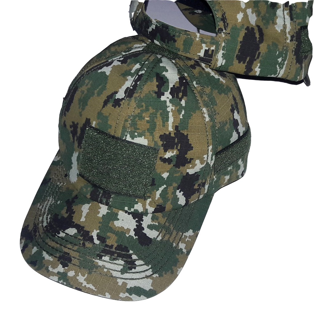 TOPI TACTICAL / VELCRO - ARMY / MILITER / OUTDOOR / TENTARA