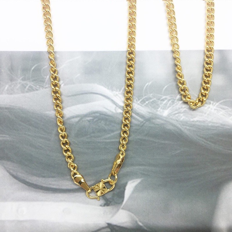 Kalung rante medan suping 24k