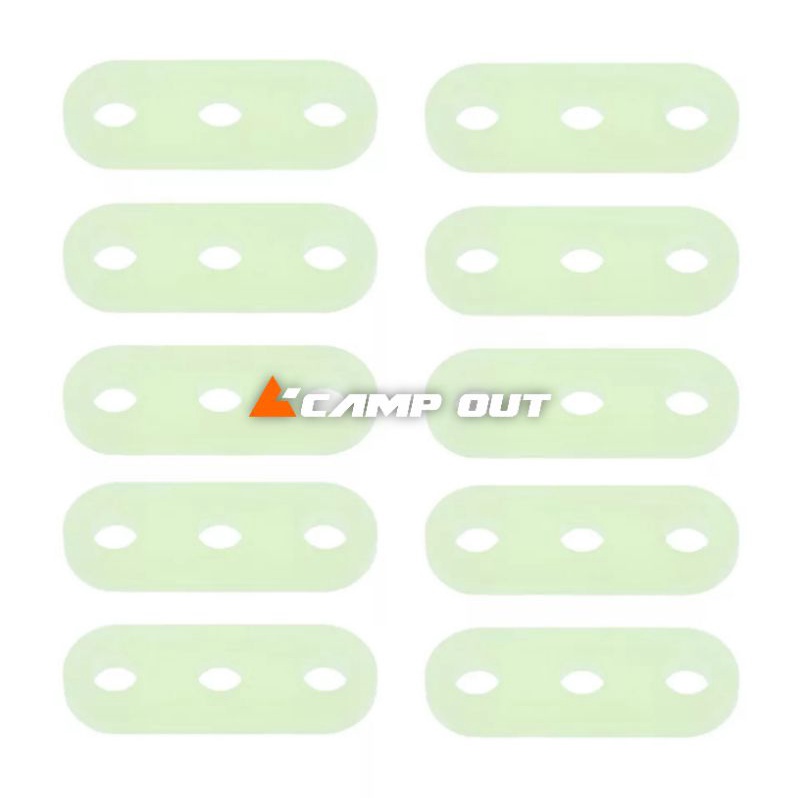 Stopper Guyline pengencang tali flysheet tenda glow in the dark ( Pengatur tali tenda atau flysheet)