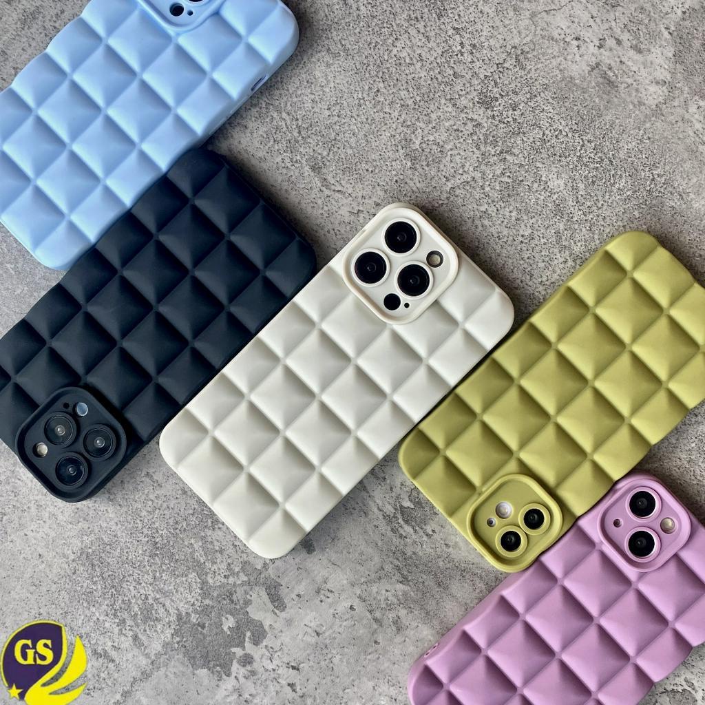 Soft case Silicone Choco Bar or Waffle case iPhone 7 8 SE 2020 7+ 8+ X XS MAX XR 11 12 13 14 PRO MAX PLUS