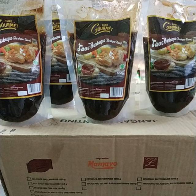 

Euro gourmet saus barbeque 1 dus