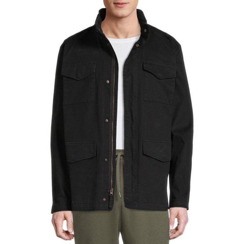 Jaket George Hidden Hood Parka Military Jacket