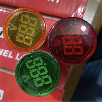 Pilot Lamp Digital Volt Meter Ewig 22mm E16-22V