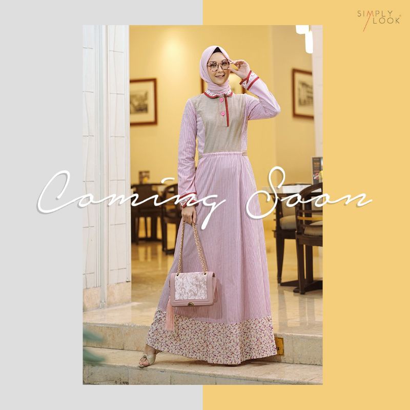 Gamis Simply Look Beaute De Lilac Delicate Rhyme SL-0321002