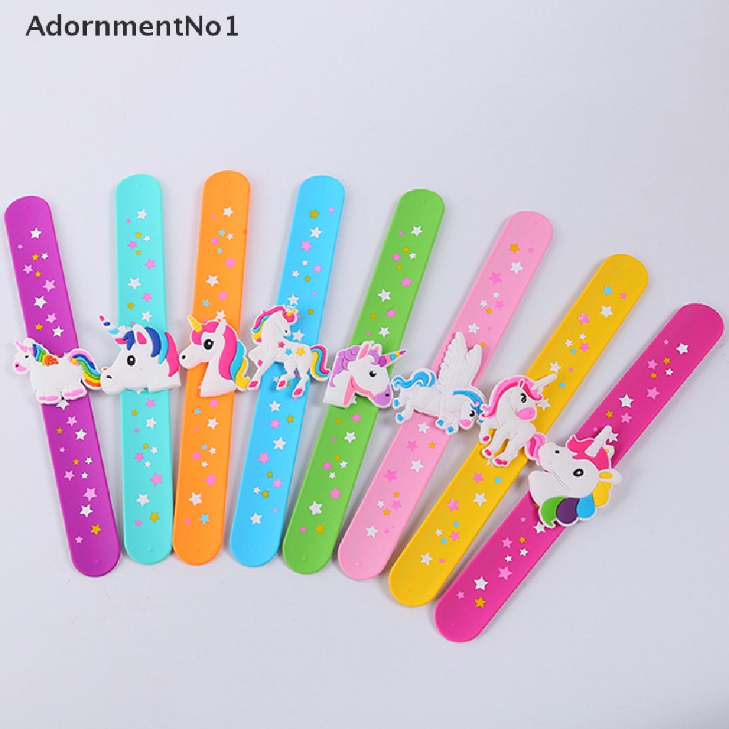 (AdornmentNo1) Gelang Tangan Silikon Motif Unicorn Untuk Anak