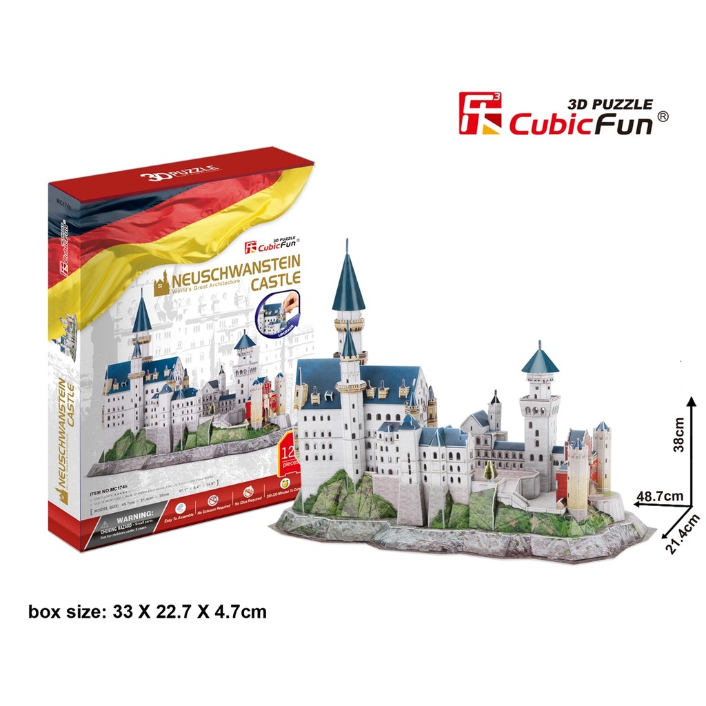 Jual 3D Puzzle Neuschwanstein Castle 