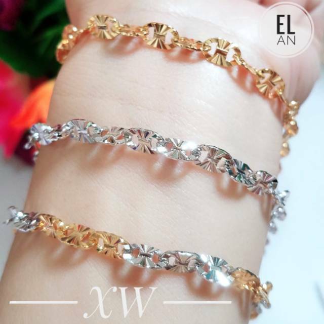 Gelang Xuping Gold Silver Gx00006 Shopee Indonesia