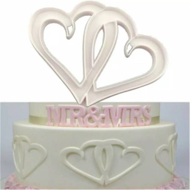 

Cutter fondant dua hati