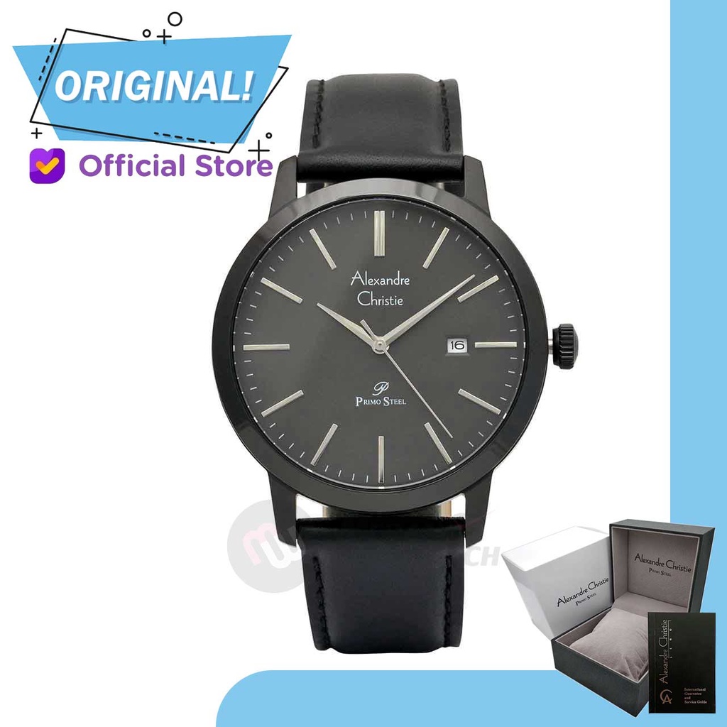 Jam Tangan Pria Analog Alexandre Christie 1007MD AC1007 AC 1007 MD 1007 MDLIPBA Original Garansi Res