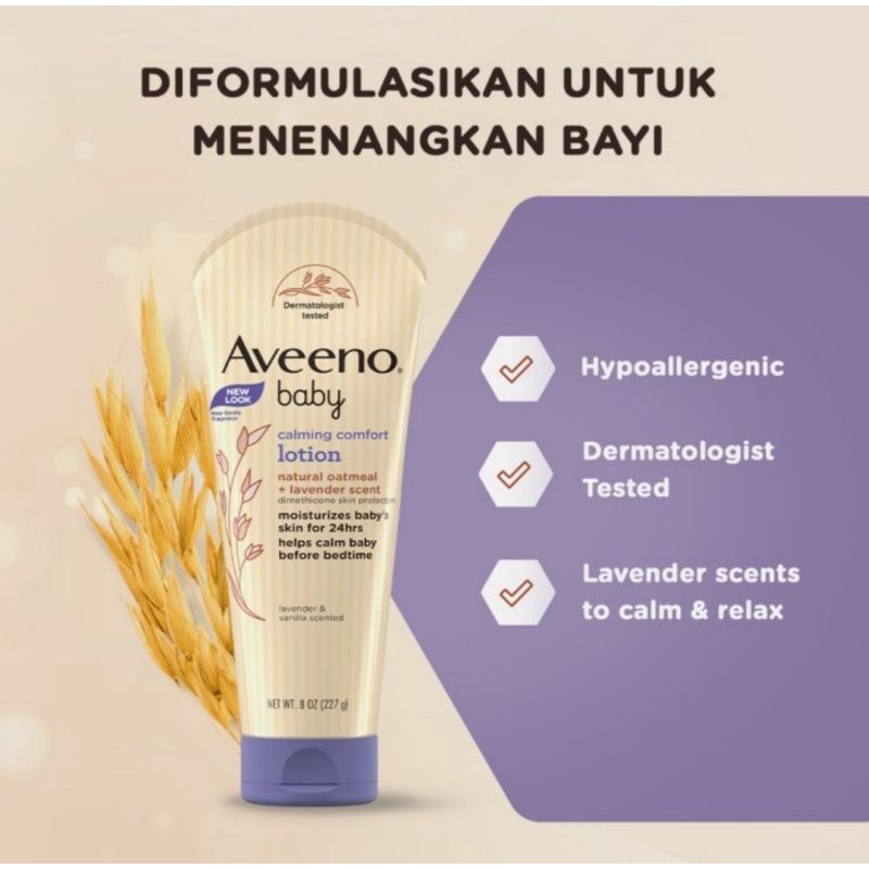 Aveeno Baby Calming Comfort Lotion 227 gr - Lotion Bayi &amp; Anak