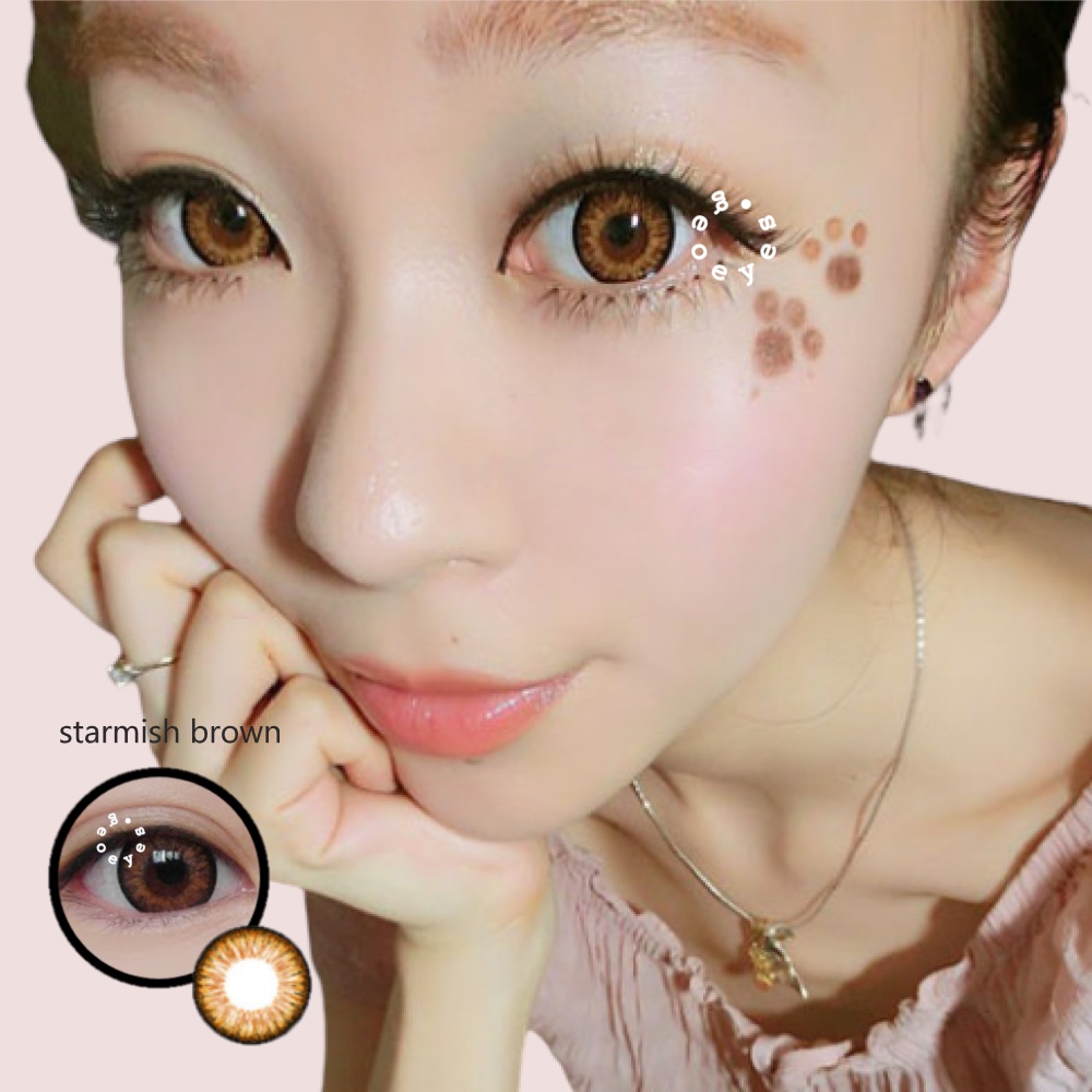 Softlens Princess Mimi Starmish Brown - Big Eyes Lens