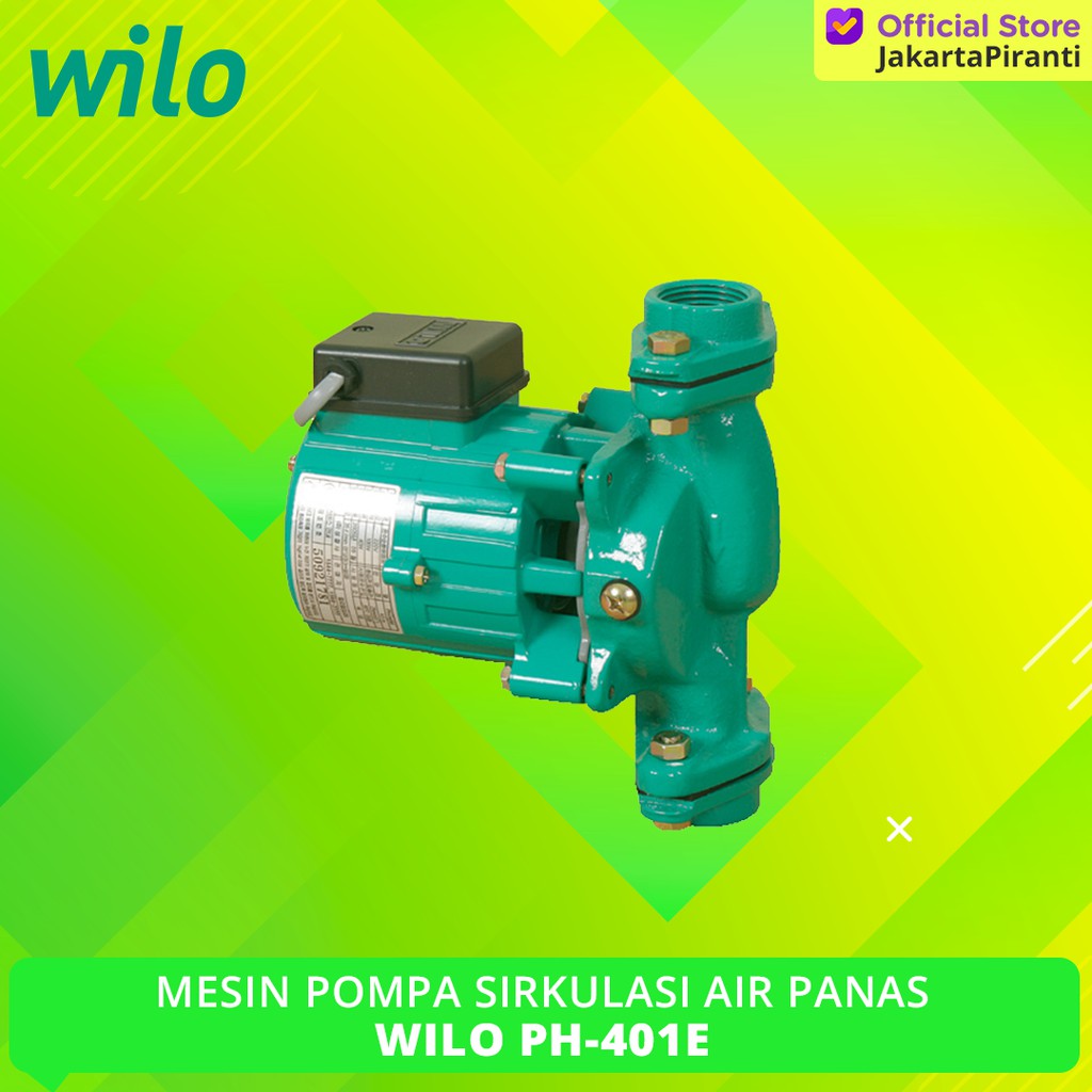 Jual Mesin Pompa Sirkulasi Air Panas WILO PH-401E Hot Water Circulation ...