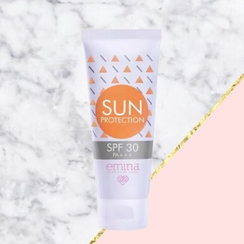 Sunblock Emina Sun Protection SPF 30 Sunblock Wajah dan Badan