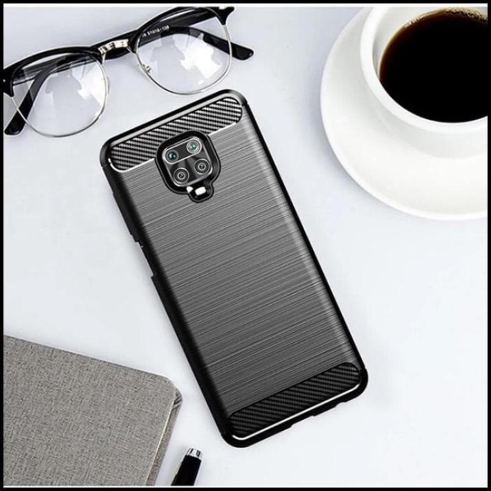 Softcase Ipaky Carbon Xiomi Redmi Note 9Pro Max Silikon Xiomi