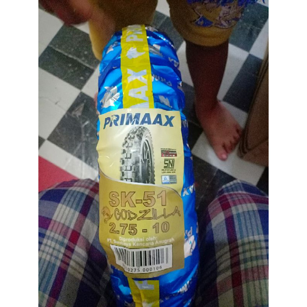 ban trail primaax ring 10 ukuran 275/10