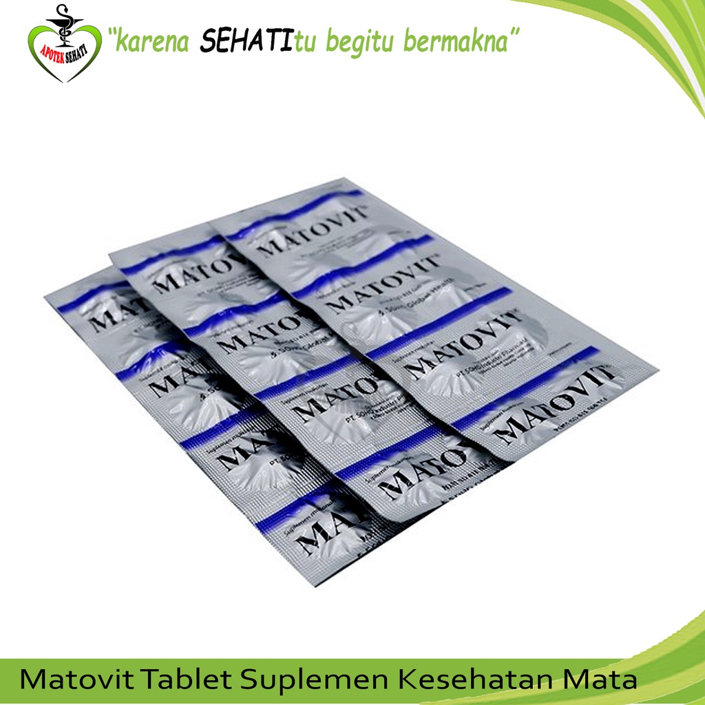 Matovit Suplemen Vitamin Mata Membantu Memelihara Kesehatan Mata