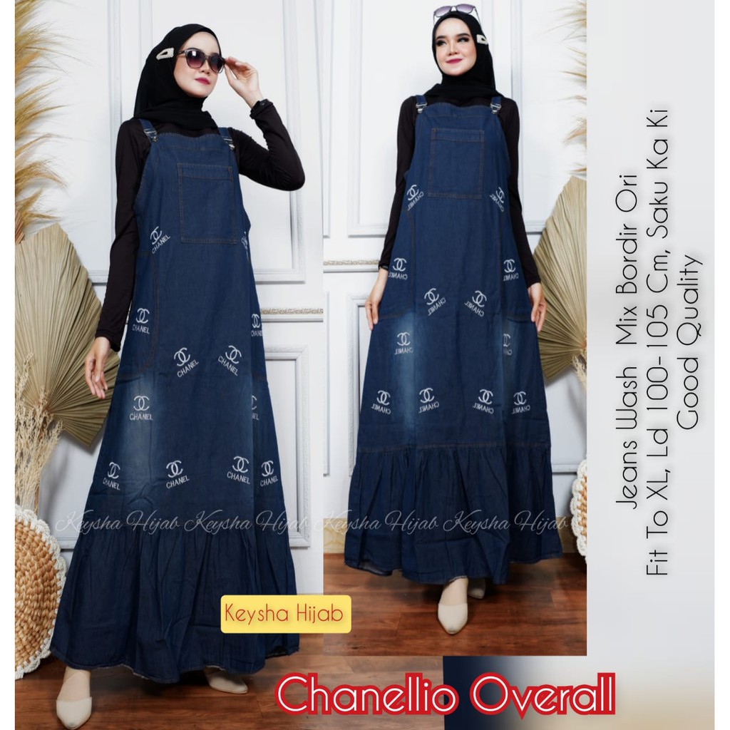 CHA CHA OVERALL JEANS BORDIR CHANEL CHANELLIO BR