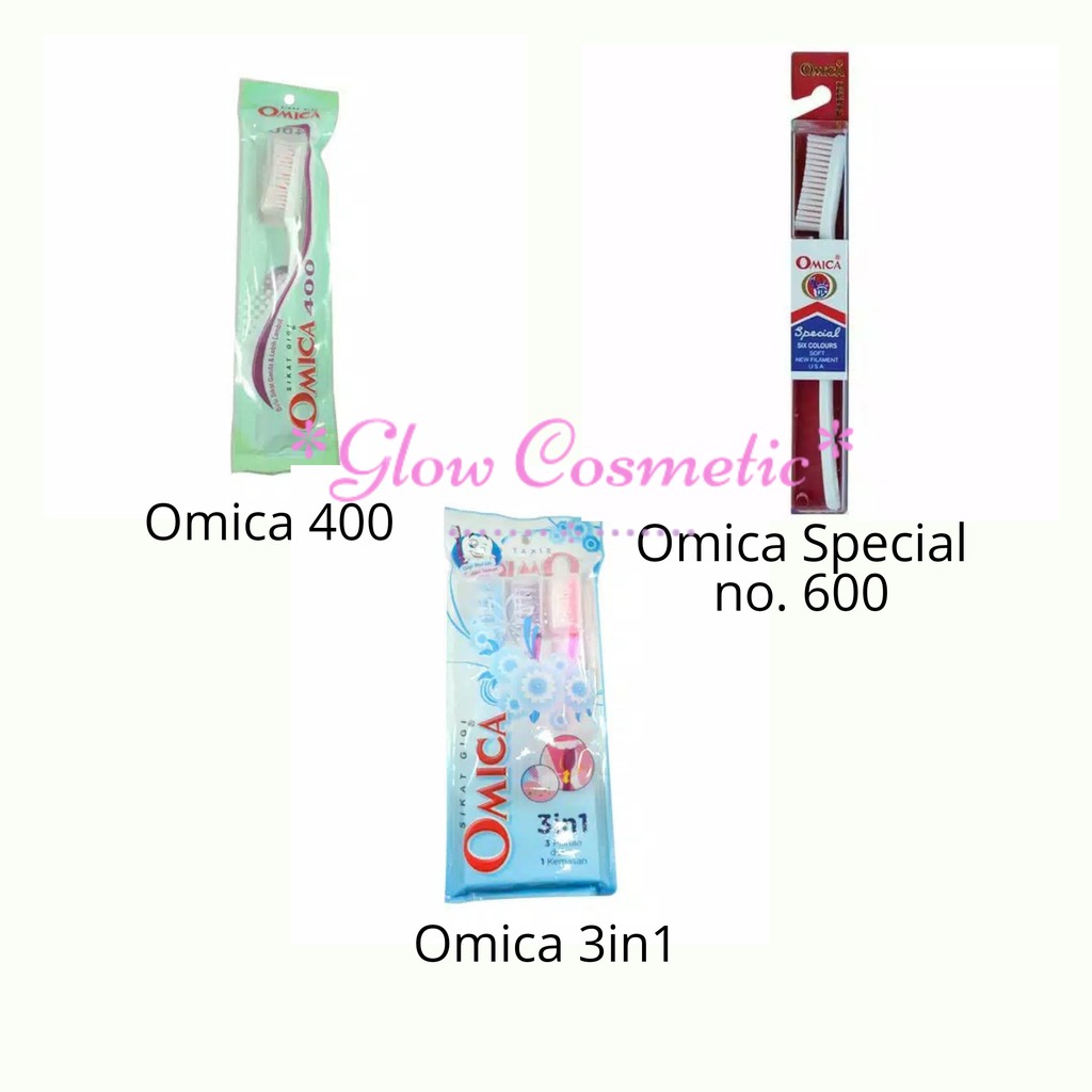 OMICA SIKAT GIGI DEWASA GL-142 / S-301 / Family 3in1 / 400 / 600 / For Trip / Comfort 3