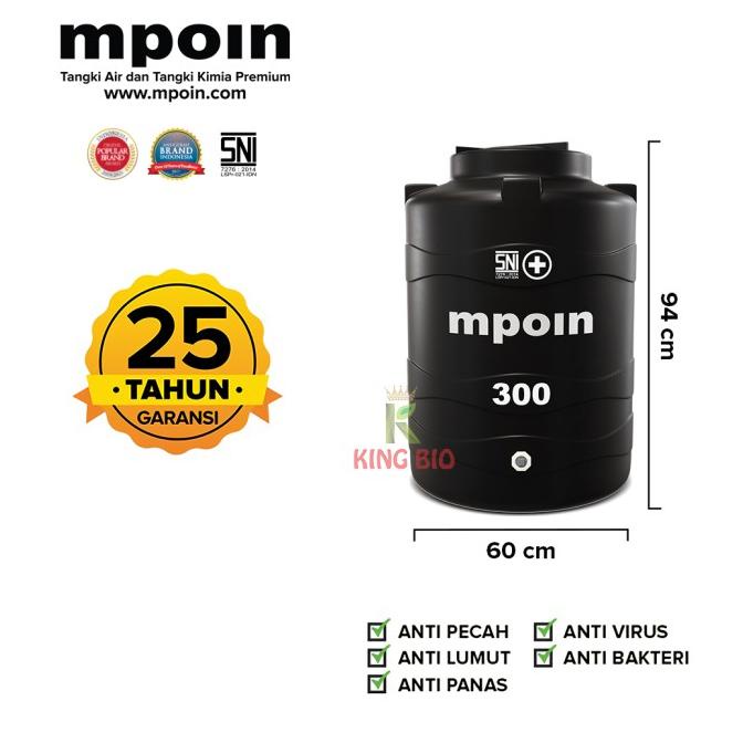 Tangki Air MPOIN PLUS 300 Liter WAVE | Toren Air | Tandon Air