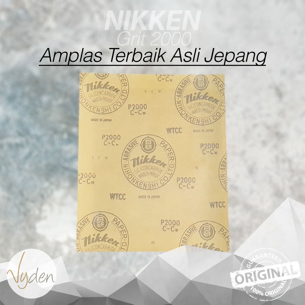 MURAH Amplas Sanding Paper Nikken Grit 2000 Cat Mobil Motor