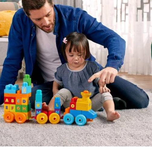 fisher price mega bloks abc learning train