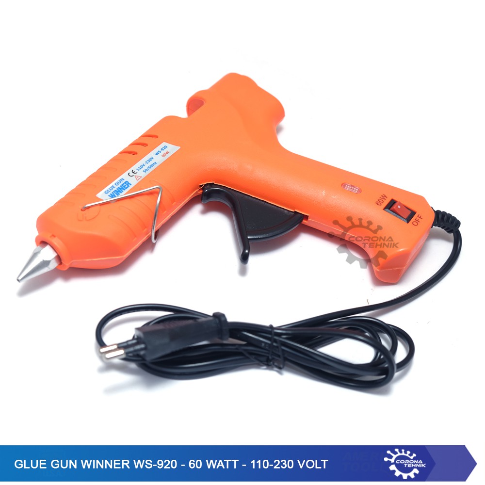 Glue Gun Winner WS-920 - 60 Watt - 110-230 Volt