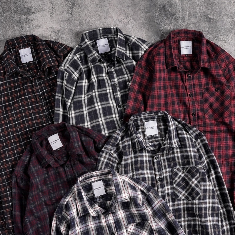 [N00468] FLANNEL SHIRT / KEMEJA FLANNEL