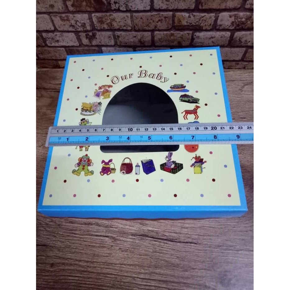 

Terjual DUS KUE BOX GIFTBOX BABY BLUE UK 22 (BABYBP) DUS OUR BABY Bagus
