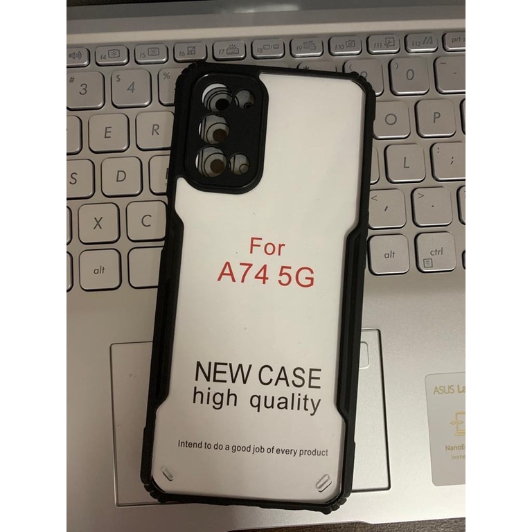 OPPO A54 A95 A74 4G A74 5G CASE SOFT SHOCKPROOF IPAKY LIST BENING CLEAR BUMPER HARDCASE FUZE TRANSPARAN SHOCKPROOF BUMPER CASING PROTECT CAMERA COVER PELINDUNG KAMERA