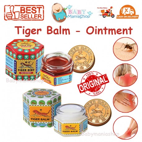 Balsem TIGER BALM Ointment Cap Macan Merah dan Putih Red White20gr